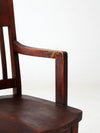 antique wooden library chair