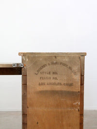 vintage California ranch vanity dresser and mirror by L. Ronney & Sons
