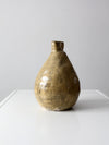 vintage free form studio pottery vase