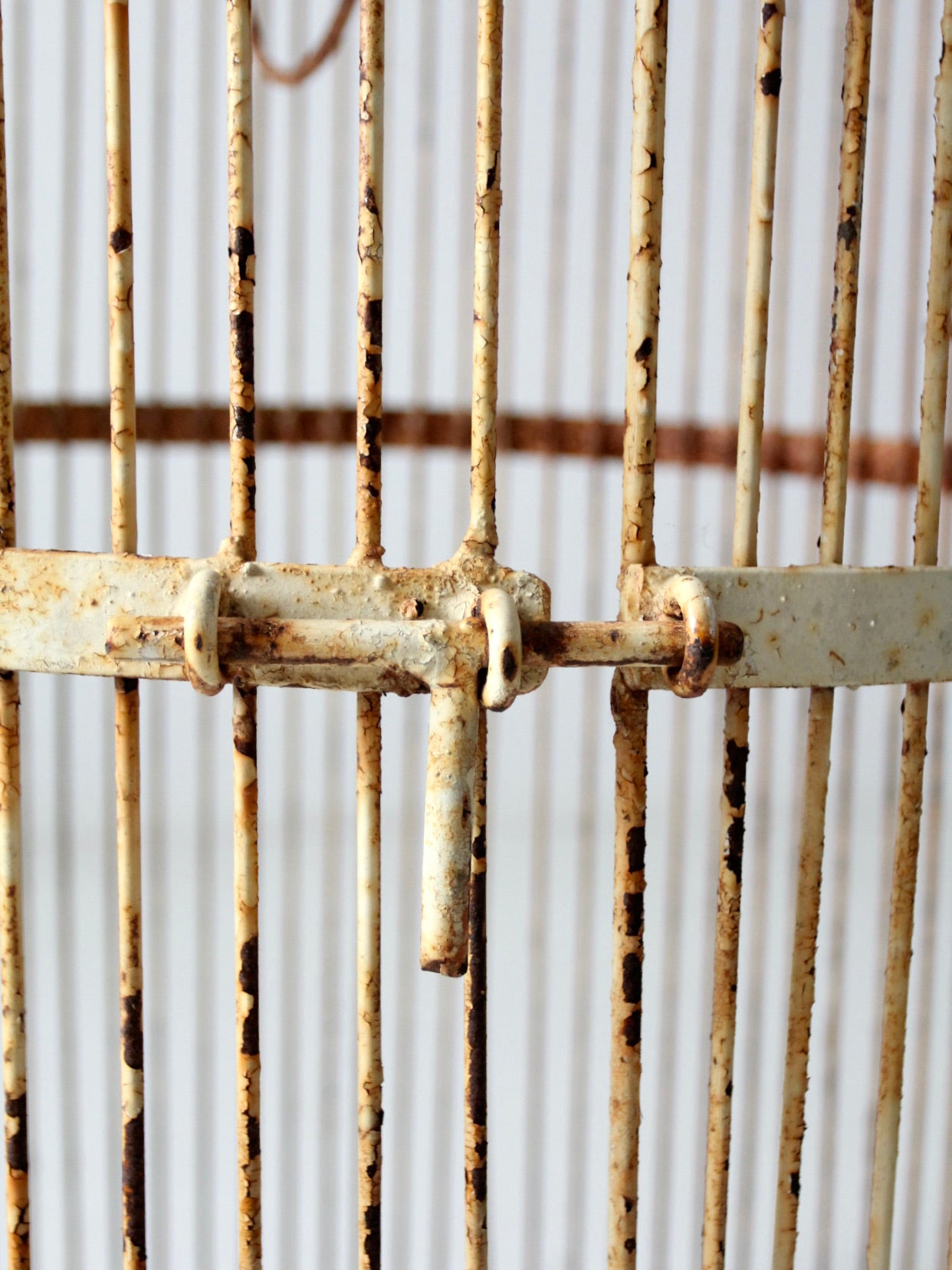 antique large iron bird cage – 86 Vintage