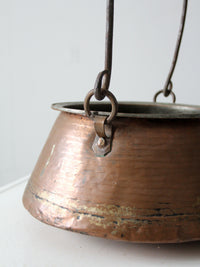 antique copper kettle