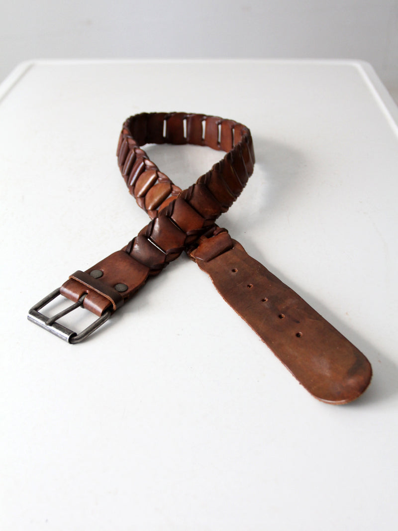 vintage leather belt