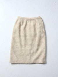 vintage 60s Brentwood boucle skirt