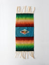 vintage Mexican serape style table runner