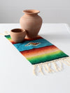 vintage Mexican serape style table runner