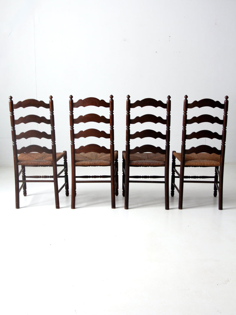 Tell City Chair rush seat dining chairs set of 8