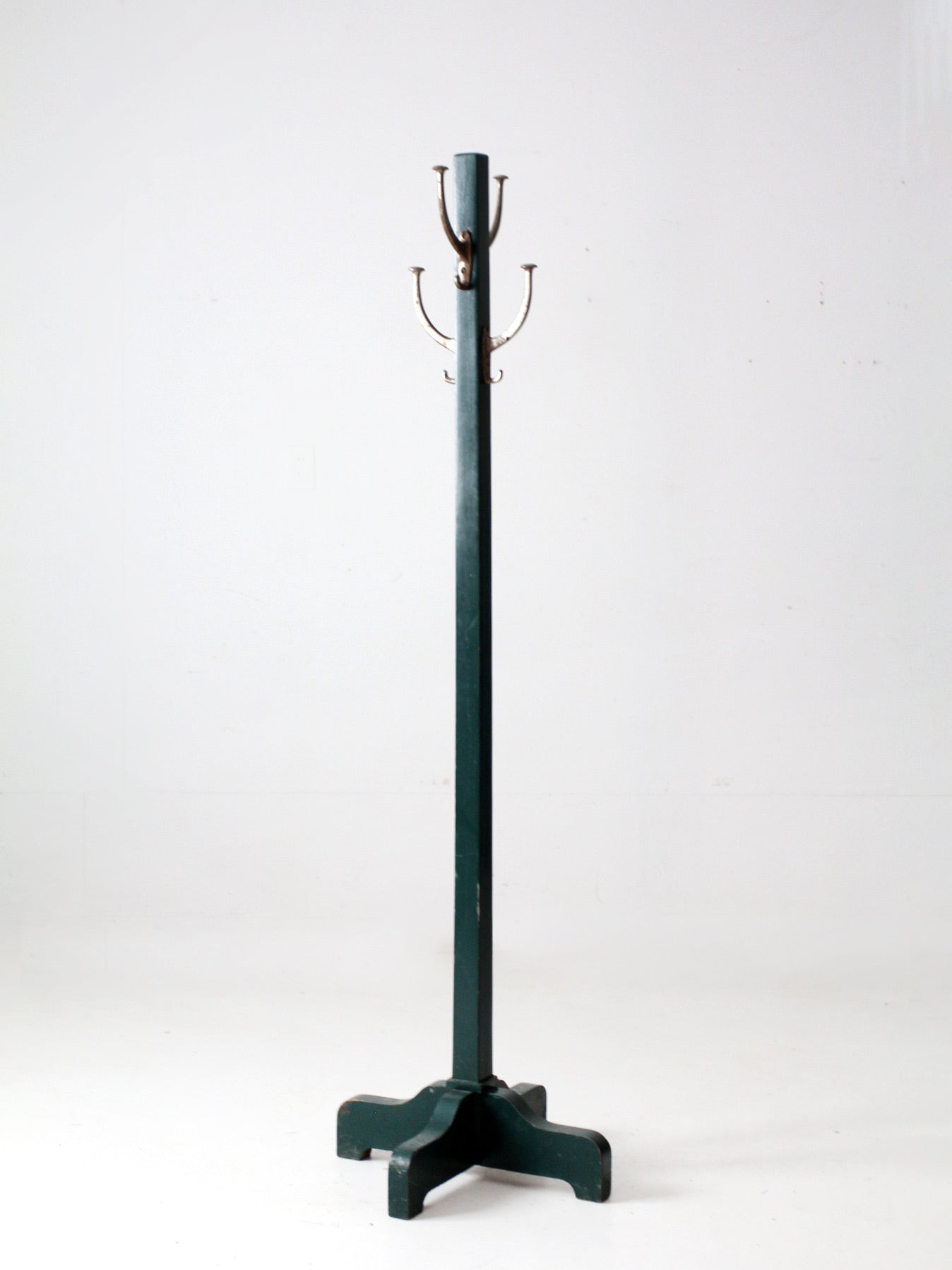 antique wooden coat rack
