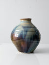 vintage large studio pottery vase