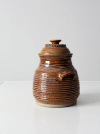 vintage 70s studio pottery jar