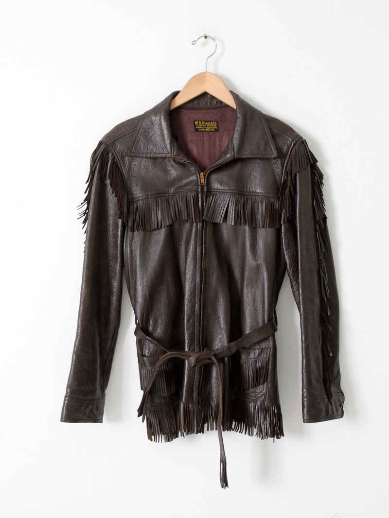 vintage 60s leather jacket