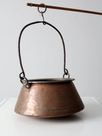 antique copper kettle