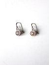 vintage sterling silver drop earrings