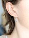 vintage sterling silver drop earrings