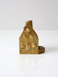 mid century brass house ashtray