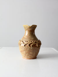 vintage studio pottery pitcher