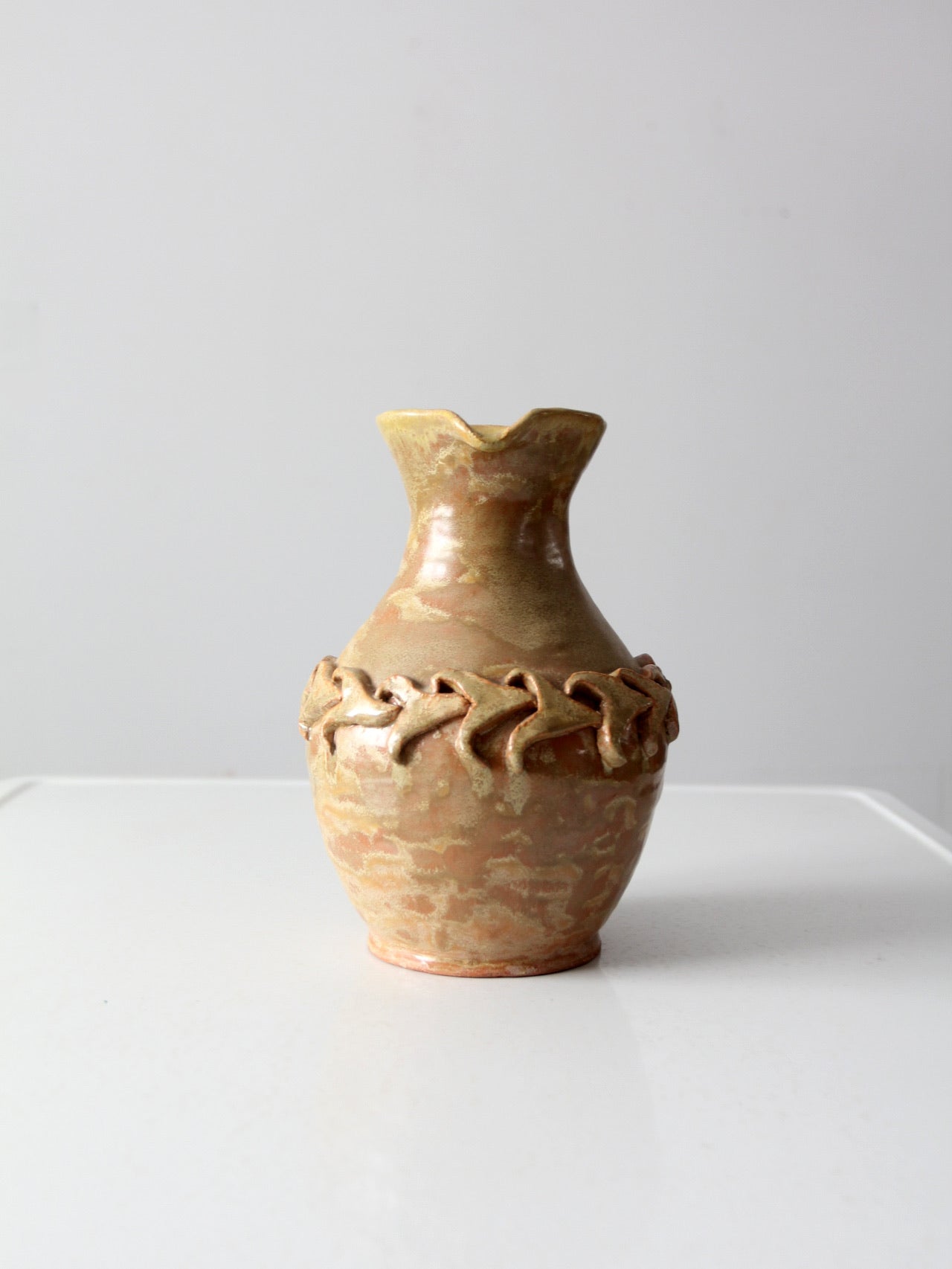 vintage studio pottery pitcher