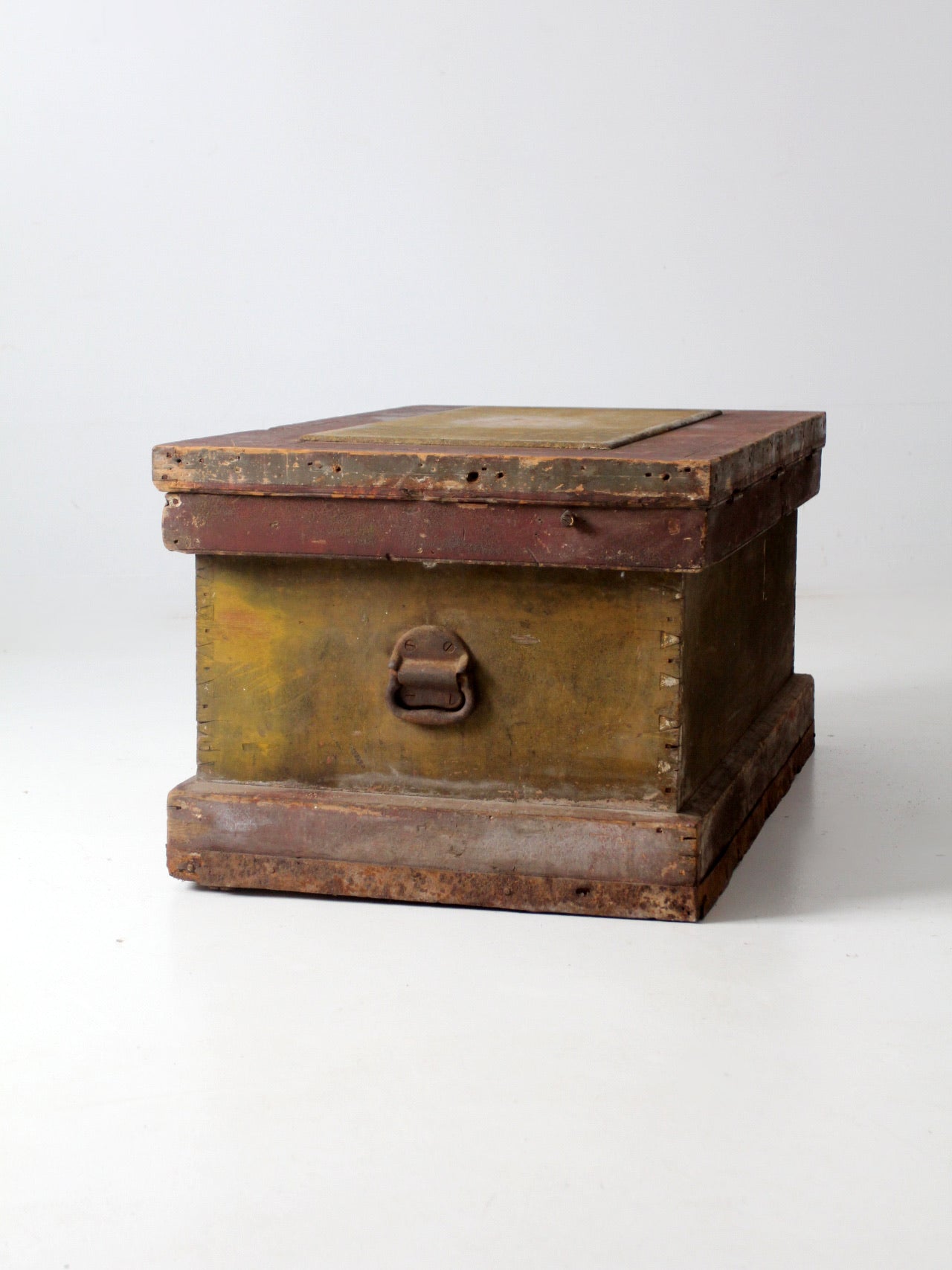 Antique Carpenters Wood Tool Box Vintage Country Collectible
