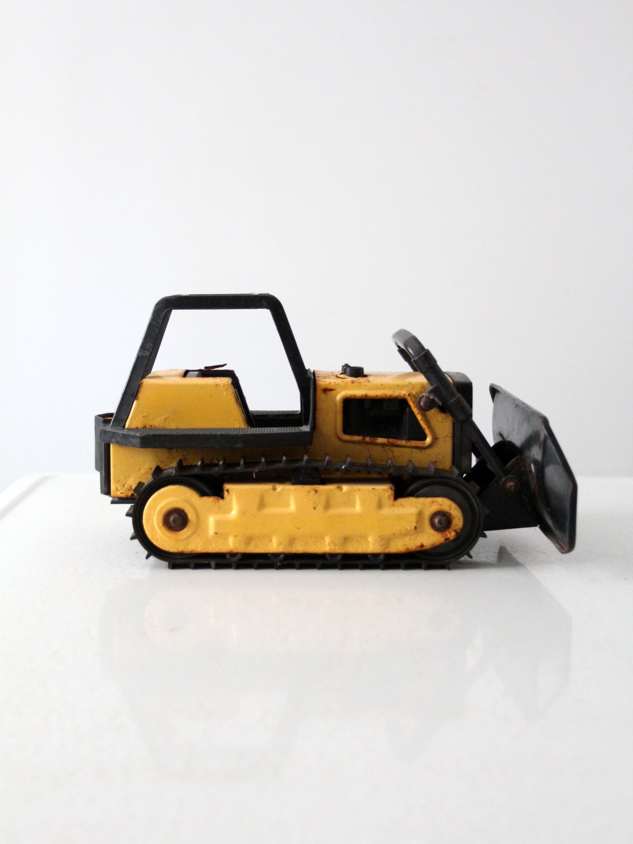 vintage Tonka toy bulldozer
