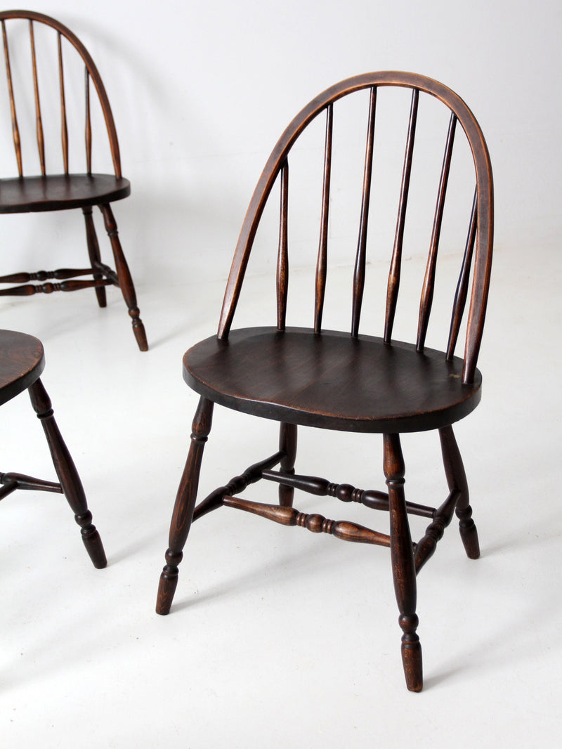 antique wood dining chairs set of 4