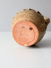 vintage studio pottery pitcher