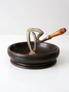 antique nut cracker bowl