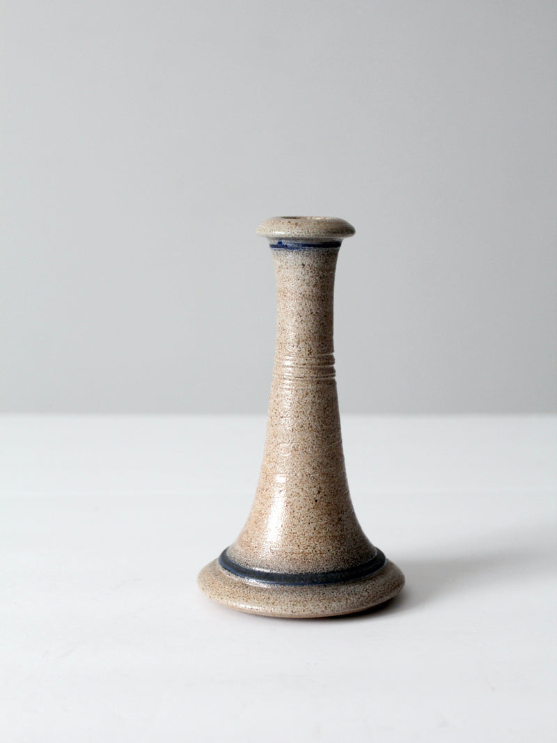 vintage studio pottery candleholder