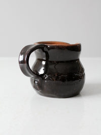 vintage studio pottery creamer pitcher