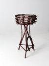antique Adirondack twig table plant stand