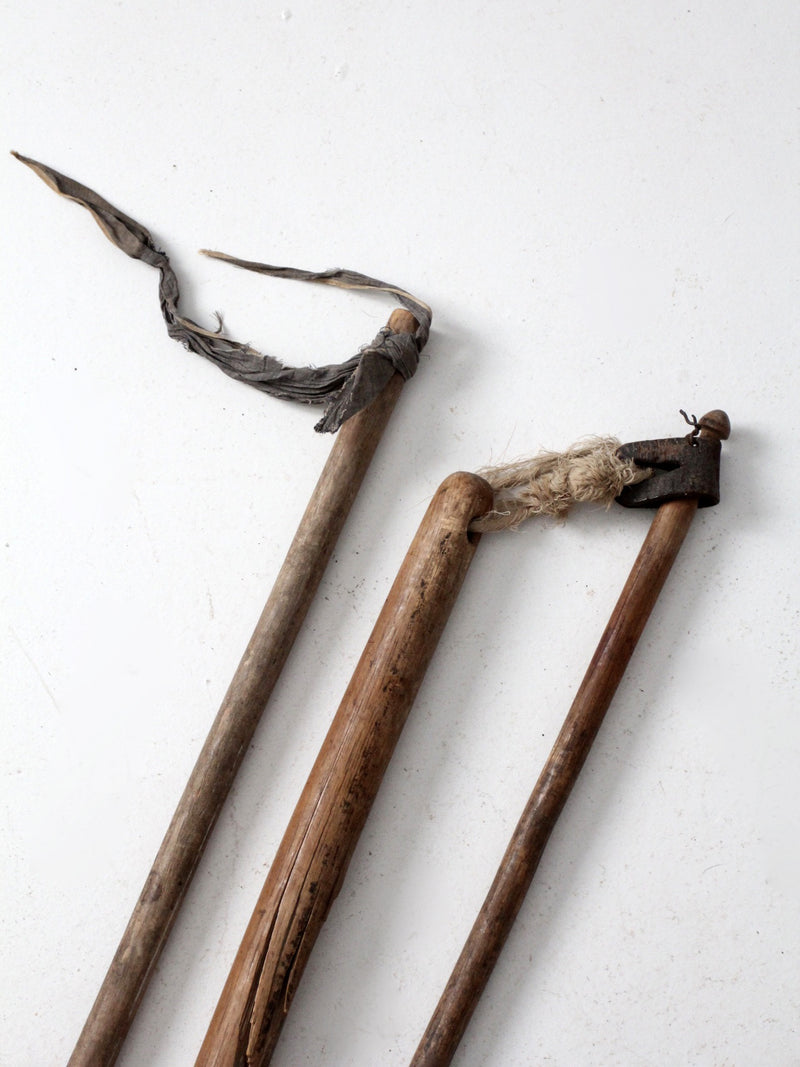 antique primitive harvest tools