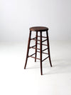 antique wooden stool