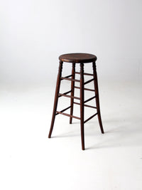antique wooden stool