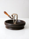 antique nut cracker bowl