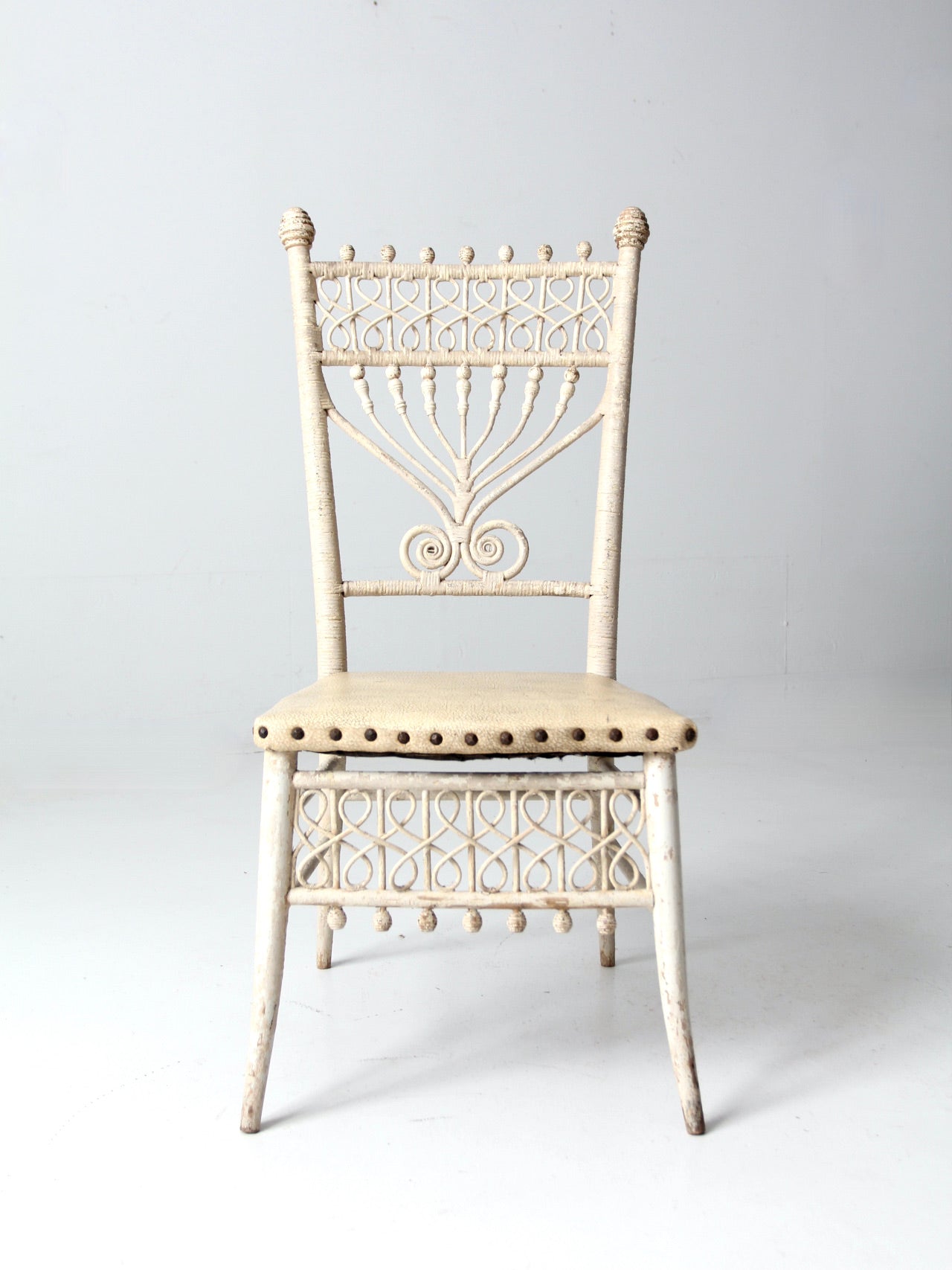 antique wicker chair