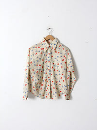 vintage floral shirt