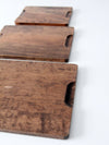 vintage cork boards set of 3