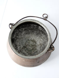 antique copper kettle