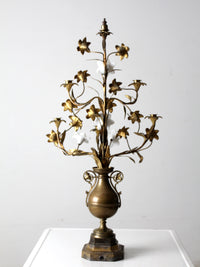 mid century tole candelabra