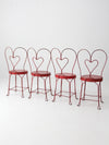 vintage ice cream parlor chairs