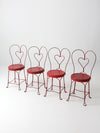 vintage ice cream parlor chairs