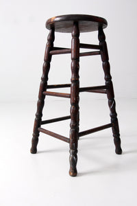 antique spindle leg stool