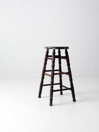 antique spindle leg stool