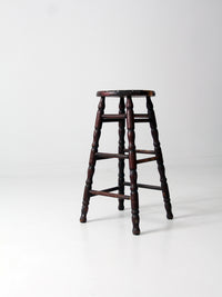 antique spindle leg stool