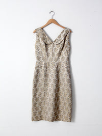 vintage 60s brocade dress