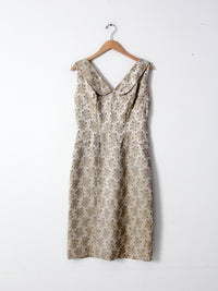 vintage 60s brocade dress
