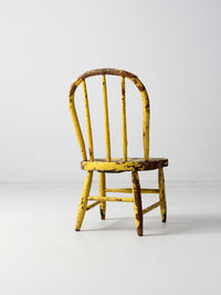 vintage spindle back children's chair
