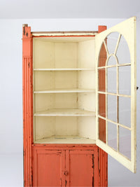 antique corner cabinet