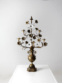 mid century tole candelabra