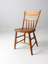 antique plank seat chair