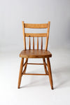 antique plank seat chair