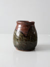 vintage studio pottery vase